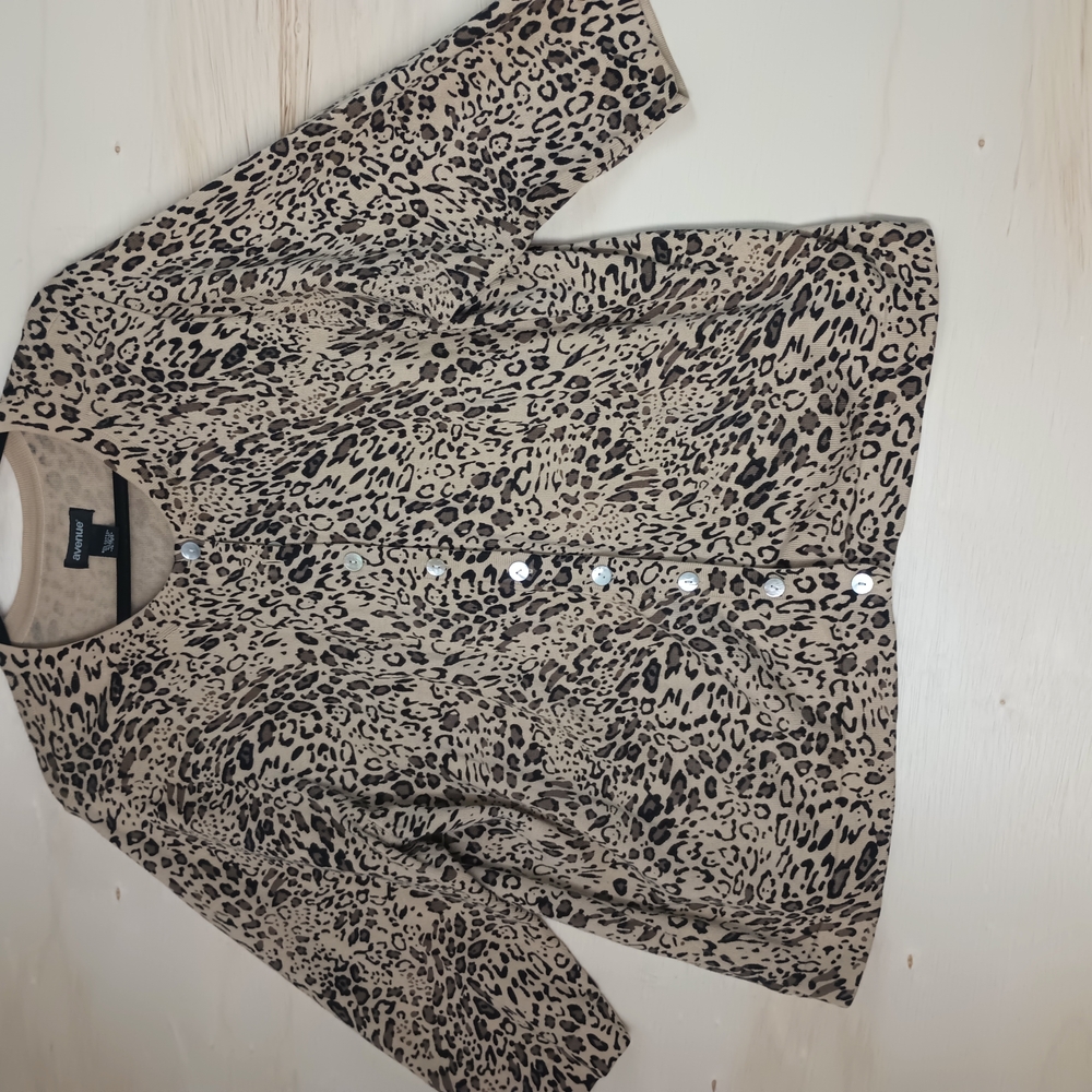 Leopard Print W Sweater